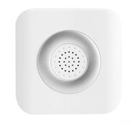 Timbre con cable DC 12 V timbre de puerta delantera fuerte Ding Dong sonido ABS Shell sistema de timbre para casa oficina entrada 86 x 86 x 25 mm blanco fácil de instalar baja potencia