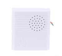 Timbre con cable de 12 V CC con 38 voces, sonido fuerte y claro para control de acceso y fuente de alimentación con cable a largo plazo