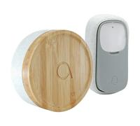 Timbre con hilos Bamboo (Funcionamiento en red, Bamboo/Gris, 70 x 80 x 80 mm)