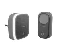 Timbre con hilos Kinetic Halo Plug (Funcionamiento en red, Gris)