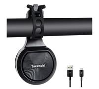 Timbre de bicicleta electrónico, timbre eléctrico para bicicleta, 80 db, 120 dB, timbre de bicicleta, USB recargable, IPX6, resistente al agua, accesorios para bicicletas de montaña de 22 - 32 mm