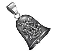 Timbre de bicicleta genérico Road Blessing - Colgante de protección espiritual compacto, símbolo de exorcismo, tradición de motociclista clásica, diseño fácil de fijar | Regalo atento y seguro