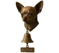 Timbre De Bienvenida para Perro, Bóxer, Labrador, Pug, Bulldog, Timbre Colgante, Adorno Colgante para Puerta, Letrero Exterior para Puerta De Entrada, Porche Y Hogar.