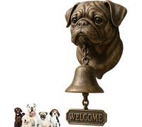 Timbre De Bienvenida para Perros, Bóxer, Pastor Alemán, Chihuahua, Pug, Dachshund, Labrador, Pug, Bulldog Francés, Westhighlandwhiteterrier, Letrero De BienvenidaExteriores.