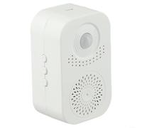 Timbre de bienvenida personalizado con sensor de movimiento para tiendas Mejora la seguridad y la experiencia del cliente con mensajes personalizados (20 voces/grabable)