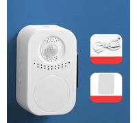 Timbre de bienvenida - Sistema de sensor de movimiento inteligente, timbre de reproductor de audio con alarmas personalizadas | Alarma de acceso inalámbrico para interiores y exteriores de una tienda