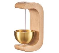 Timbre de comerciantes para apertura de puerta, arpa de puerta en forma de C para entrada de frigorífico, timbre decorativo de madera adhesivo magnético