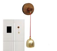 Timbre de entrada para puerta de tienda - Cobre de aleación de 1,54 pulgadas, timbre vintage decorativo | Campana autoadhesiva para frigorífico, accesorio práctico, para porche, jardín, restaurante, u