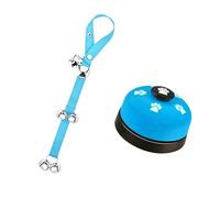 Timbre de entrenamiento para perros y gatos con cuerda de nailon resistente y campanas de ABS Cuerda para timbre de mascotas para alertas y comandos de inodoro Durabilidad Entrenamiento de mascotas