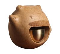 Timbre de Gato, Campana de comerciante de Madera - Campana de Puerta magnética para Gato | Alerta de Campanilla de Puerta de campanillas eólicas Creativas de la Suerte para la Entrada, la