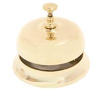 Timbre de hotel de mesa o escritorio, de latón macizo, Made in Italy