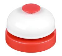 Timbre de llamada, timbre de escritorio, llamada de 2, 5 x 1, 8 pulgadas con botón redondo giratorio de 360°, timbres de mano portátiles para niños mayores de 3 años, divertidos zumbadores para r