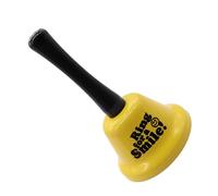 Timbre de mano con asa - Timbre de llamada de metal de servicio divertido, anillo de beso, diseño sonrisa, timbre de cerveza, para decoración de bodas y eventos Timbre desde arriba