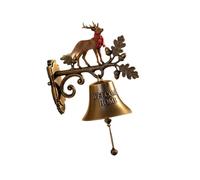 Timbre de metal para entrada de Navidad, letrero de bienvenida de temporada, plan impermeable, concepto de regalo para decoración del hogar, tienda, fácil de instalar, timbre de vacaciones