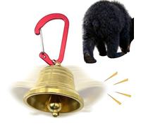 Timbre de Oso Fuerte con mosquetón, Alarma para Exteriores, Excursionistas, dueños de Perros, viajeros Familiares, rutas de Senderismo, Camping, Parques Nacionales, Zonas de