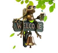 Timbre de puerta - Campanas de puerta delantera, campanillas decorativas de resina, decoración al aire libre, decoración del hogar para pared, dormitorio, entrada, interior, tienda, oficina, patio