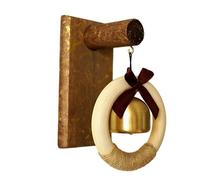 Timbre de puerta colgante, campana de comerciante, campanilla de latón con diseño de nudo empresarial, timbre de alerta de entrada para descansar en el lugar de trabajo desde casa,