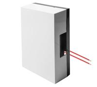 Timbre de puerta con cable: 220 V timbre puerta principal, 80 - 95 dB mecánico, 15 x 9,7 x 4,6 cm, timbre de puerta de doble sonido, timbre manual, para hoteles, apartamentos, oficinas, hogar