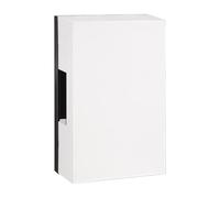 Timbre de puerta con cable: 220 V timbre puerta principal, 80 dB, timbre de puerta mecánico de doble sonido, timbre manual, para hoteles, apartamentos, oficinas, hogar (15 x 9,5 x 4,5 cm)
