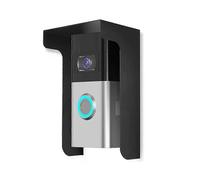 Timbre de puerta con cubierta antilluvia y anillo de acero antideslumbrante.