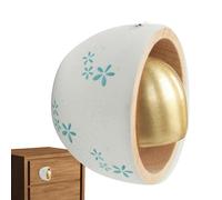 Timbre de Puerta de Madera magnética, Campana de Madera para propietarios de Tiendas, Campanilla de Viento de Bienvenida para el jardín de casa, Timbre de Puerta magnético, imanes de, Ideal