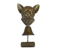 Timbre de puerta de metal con texto en inglés "Basset Hound Welcome" para decoración de Navidad, adorno colgante para el año 2025