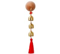 Timbre de Puerta Entry Wind Chime Door Home Reminder Bell Hanging Colgante de Pared de Madera