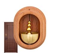 Timbre de puerta Keeper-timbre de madera magnético, recordatorio de bajo bonito, frontal duradero | Alerta de comerciante para el hogar, jardín, entrada de tienda, decoración, pequeñas e