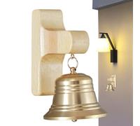 Timbre de puerta para casa - campanilla decorativa de madera magnética | timbre para oficina alerta de entrada natural | apartamento habitación tienda restaurante dormitorio interior exterior, regalo