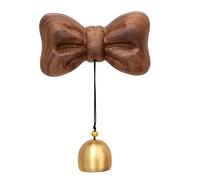 Timbre de Puerta Wind Chime Copper Bell House Reminder Entry Door Colgante de Pared de Madera