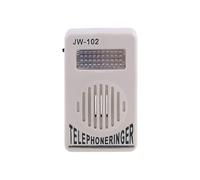 Timbre de teléfono Amplificador de teléfono Altavoz de timbre Luz estroboscópica Intermitente Campana Sonido extra fuerte Colgante de pared