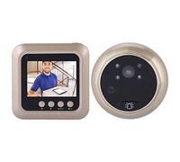 Timbre de Video 2.4 Pulgadas 1080P Timbre eléctrico Inteligente TFT Mirilla Digital Vista Nocturna infrarroja Visor de cámara de Seguridad Funcional Sistema de Seguridad para el hogar