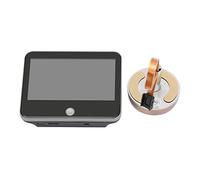 Timbre de vídeo con cámara 2,4 GHz, monitor de 4,3 pulgadas, detección de | El sensor PIR detecta a las personas y envía fotos. Audio bidireccional con micrófono y altavoz. monitor de 4,3 pulgadas y