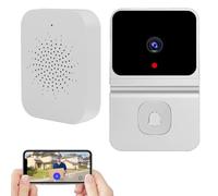 Timbre de Video Inteligente - Cámara de Puerta WiFi de 2.4G, Timbre de Seguridad inalámbrico, Audio Visual Claro Integrado, Dispositivo de detección de Movimiento de visión Nocturna para