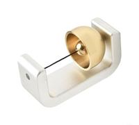 Timbre de viento magnético hecho a mano con cobre puro para anillo para imán de refrigerador, crea sonidos tranquilos y sirve como un práctico recordatorio de uso de puerta (C)