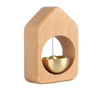 Timbre decorativo para puerta - Timbre de tienda para apertura de puerta - Timbre de puerta fácil de instalar Artesanía de latón, Timbre de dopamina con montaje magnético para ca