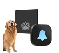 Timbre Eléctrico para Puerta de Perro Equipo Eléctrico De Comunicación | Timbre Inalámbrico Autoalimentado Para Perros para Perros Medianos y