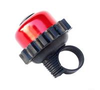 Timbre giratorio de aluminio para bicicleta, volumen de 100 dB para alertas claras, ideal para configuración de manillar de 2 3 cm (rojo)