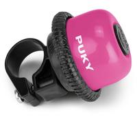Timbre giratorio rosa para bicicletas de aprendizaje y patinetes | PUKY