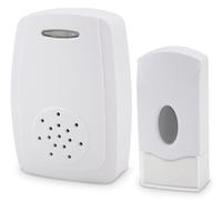 Timbre inalámbrico 36 melodías, alcance de 80m, ideal para casas y oficinas, facilita la comunicación en exteriores.