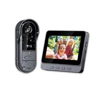 Timbre Inalámbrico con Cámara 1080P IP65 Impermeable Videoportero Inalambrico Exterior con Pantalla de 4,3", Angular de 170°, Visión Nocturna, Video Timbre Casa, Conexión Bluetooth, sin WiFi ni App