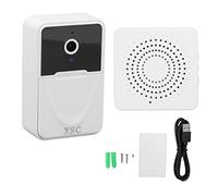Timbre inalámbrico con cámara ABS, 1000mah, WiFi, vídeo inteligente, monitoreo por voz, Control remoto, timbre con Ding Dong para el hogar