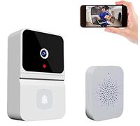 Timbre inalámbrico con cámara de videoportero inalámbrico timbre exterior impermeable vec visión nocturna 450P videoportero almacenamiento en la nube audio bidireccional alarma antirrobo timbre