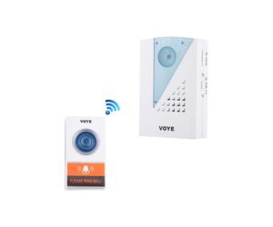 Timbre inalámbrico con control remoto Voye V001A compatible con música para el hogar y 38 pistas de acordes. Regalo sorpresa.