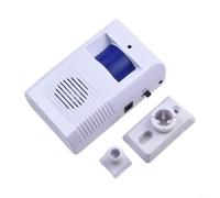 Timbre inalámbrico con detección de movimiento con activación controlada por luz y voz de bienvenida para casa, oficina, tienda y garaje