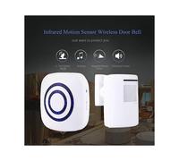 Timbre inalámbrico con sensor detector de movimiento PIR para el hogar, tienda, blanco