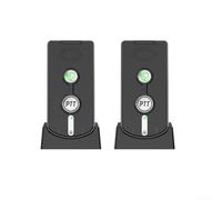 Timbre inalámbrico confiable para el hogar, alcance de 1000m, impermeable y comunicación bidireccional (negro)