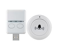 Timbre Inalámbrico Eléctrico Con Niveles De Sonido Ajustables Señales Larga Distancia Diseños Elegantes Para Uso Doméstico Puerta Entrada Jardín Garaje