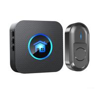Timbre inalámbrico fiable con niveles de sonido ajustables y alertas visuales para que nunca te pierdas un visitante