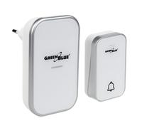GreenBlue GB157 W Timbre Inalámbrico sin Pilas Kinetic 38 melodías Negro Alcance hasta 200 m IP44